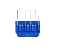 Pet 9 Color Stainless Steel Comb Set Compatible For Andis, Oster A5, Wahl KM Series Detachable Blade Animal Clippers (only Size 10/15/30)(10mm-blue-A5-9)