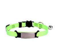 Pet Accessories 8 Color Off The Shelf Cat Collar with Breakaway Feature (GN2, One Size)