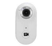 Pet Action Camera, UHD Lens Vivid Images and Videos with Rich Colors, Magnetic Base, 1080P 2MP Wifi Camera with Back Clip, 1/4in Thread Case, for Windows, OS X, (White)