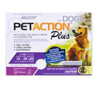 Pet Action Plus, For Large Dogs, 3 Doses - 0.091 fl oz Each
