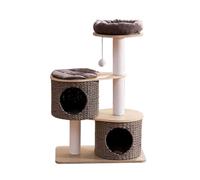 Pet Activity Furniture Play, Modern Cat Furniture with Interactive Hanging Toy, Multi-Level Cat Activity Center for Kittens Cats