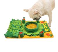 Pet Activity Mat - Enrichment Pet Sniffing Mat For Dogs - Nosework Feeding Mat, Slow Eating Mat - Nonslip, Carrot Pulling Design Dog Treat Blanket, Sniff Mat Encourages Natural Foraging