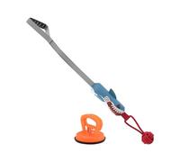 Pet Activity Rope Sphere - Noise Making Fetch Aid for Mental Focus | Elastic Polymer with Handle, Grabbing Chew Object, Puppy Exercise Equipment for Yard Floor Practice Tug Of War