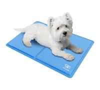 PET ADORE Dog Cooling Mat - Soft Thick Foam Supportive Gel Self Cooling Pad for Dogs & Cats in Summer. Durable Anti-Scratch 450 Micron Oxford Fabric (50cm x 40cm)