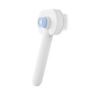 Pet Air Cushion Self-Cleaning Comb Standard Model Cat Brush Cat Hair Brush One-click Self-cleaning Design Comfortable 15° Angle Stainless Steel Fine Needles Elastic Air Cushion Dense Tooth
