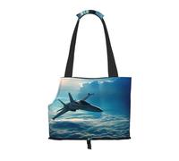 Pet-Aircraft Fighter Jets print portable bag, lightweight and breathable, suitable for taking small pets out.