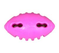 Pet American Football Dog Toy - Solid Rubber, Safe & Fun - The Perfect Toy to Care for Your Best Friend (Pink)