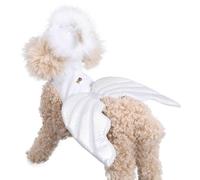 Pet Angel Wings Costume - Light Accessories for Dogs and Cats | Fairy Wings for Cosplay, Themed Parties, Events, Halloween, Christmas, Puppy Disguises, Small and Large Tins