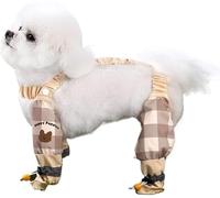 Pet Anti Dust Pants, Upgraded Anti Dirt Pants for Dogs, Waterproof Pets Boots, 360° Full Leg Protection, Boots & Paw Protectors, Suitable for Small, Medium, Large Dogs (B, XL)