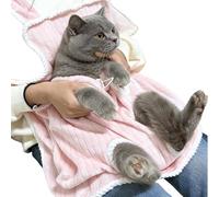 Pet Apron Carrier - Soft Breathable with Drawstring - Cat Carrying Apron Having Holes - for Nail Trimming Photography Baking Bonding Women Men Teens Animal Lovers Adults