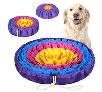 PET ARENA Snuffle Mat for Dogs - Adjustable Interactive Puzzle Toy for Large & Small Breed Slow Feeder for Mental Stimulation & Stress Relief Encourages Natural Foraging Ideal for Indoor & Outdoor Use