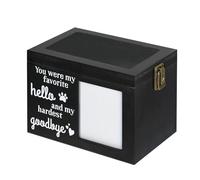 Pet Ashbox, Pet Urns for Dogs, Wooden Photo Frame for Dog Ashes, Keepsakes, Pet Memorial Box, Pet Urns for the Ashes of Dogs or Cats, Dog Urns, Photo Box for