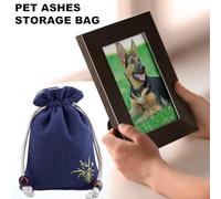 Pet Ashes Bag - Small Pouches For Human Ashes,Lightweight Memorial Dog Pouches, Keepsake Dog, Cat Pet Pouch Drawstring Design