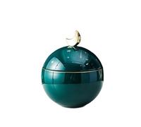Pet Ashes Jar Nordic Luxury Sun, Moon, And Stars Accompany Modern Simplicity Cat And Dog Death Memorial Box(Green)