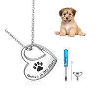 Pet Ashes Keepsake Dog Necklace Keepsake For Dog Ashes Pet Ashes Keepsake Dog Ashes Necklace Dog Ashes Urn Ashes Keepsake Heart Necklace Pet Urn Ashes Necklace for Ashes Dog Pet Ashes Necklace Dog