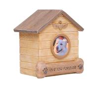 Pet Ashes Urn - Dog Box, House-Shaped Cremation Memorial, durabless Keepsake, Elegant TRIBUTES Design, Love You Forever Memorial | Perfect Cherished Funeral for Beloved Dogs Cats Puppies Pets