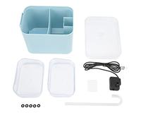 Pet Automatic Drinking Fountain, 2L Cat Water Fountain with 4 - Stage Filtration System, Faucet Kit for Indoor Outdoor Use, Large Capacity Dog Water Dispenser (Blue Jane Eyre [Faucet])