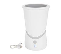 Pet Automatic Electric Foot Washer, USB Rechargeable Cleaning Cup with Rotating Silicone Brush, 1500mAh Battery for Dogs and Cats, Includes USB Cable