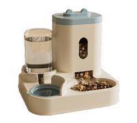 Pet automatic feeder Fully Automatic Feeder Food and Water Integrated Dispenser 1 L Water Dispenser & 2.3 L Food Storage Bucket Pet Supplies pet feeder(Blu)