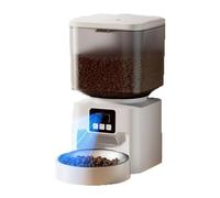 Pet automatic feeder Pet Automatic Feeder Timed Quantitative Feeding Smart Automatic Cat and Dog Feeder 4.5L Supplies Compatible with Cats and Dogs pet feeder(Video,Single bowl)