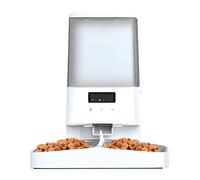 Pet automatic feeder Smart Automatic Pet Feeder Double Bowl 5l Cat And Dog Feeder Pet Supplies Wifi Remote Timing + Video Voice Interaction pet feeder