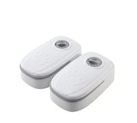 Pet Automatic Feeder Timed Quantification Separate Bowls For Dry Wet Feeding Easy To Clean Short-distance Travel Home Use(Dual Meal Gray)