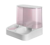 Pet Automatic Feeder + Waterer For Food Container Bowl Anti-Leak Water Fountain 2 In 1 Pet Tableware Dog Water Feede