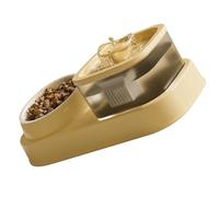 Pet Automatic Waterer Cats Feeder Food Container Bowl Automatic Water Fountain 2 In 1 Pet Large Dog Water Feeder Feeding Bowls
