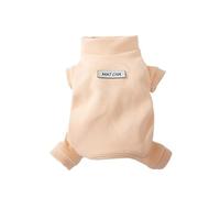 Pet autumn and winter German fleece four-legged thermal underwear, fashionable base layer for small and medium-sized dogs, breathable and highly elastic(White,XL)