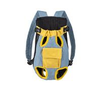 Pet Backpack Carrier - Adjustable Leg Travel Bag for Dogs | Soft Cat Tote, Portable Puppy Diaper Bag, Hiking Pet Pack, Small Shoulder Pouch