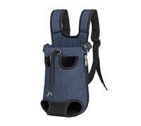 Pet Backpack Carrier for Cats and Small Dogs, Front-Facing Legs Out Pet Carrier, Adjustable Hands-Free Travel Backpack Carrier for Walking, Hiking, and Outdoor Use (Medium)