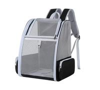 Pet Backpack Carrier, Mesh Dog Carrier Backpack, 16.54 x 14.96 x 12.6 inches, Breathable Ventilated Design Outing, Portable Puppy Carrying Bag for Travel and Outdoor Adventures
