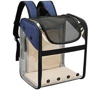 Pet Backpack, Comfortable, Portable, Foldable Pet Bag, Airline Approved Breathable Portable Backpack, Top Can Be Opened And Visible, Expandable, Very Adec