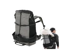 Pet Backpack - Large Capacity Dog Carrier Backpacks | Anti-Hair Pinching Pet Backpacks, Multifunctional Outdoor Large Dog Backpack To Prevent Escape