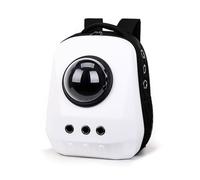 Pet Backpacks, Backpack Airline Approved Cats Puppies Bubble Travel Carrier for Hiking Camping & Outdoor,White
