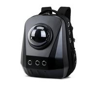 Pet Backpacks, Backpack Airline Approved Cats Puppies Bubble Travel Carrier for Hiking Camping & Outdoor,Black