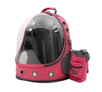Pet Backpacks, Backpack Bubble Fit Up to 18 Lbs Puppy Cat Space Capsule Dog Carrier Backpack for Outdoor,Pink