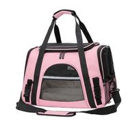 Pet Backpacks, Backpack Cat Dog Portable Breathable Rucksack with Opening Mesh Window For Carrying Pet Up to 5KG,Pink
