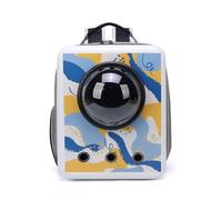 Pet Backpacks, Backpack Clear Bubble Space Capsule Cat Breathable Bag for Large Cats and Small Dog for Travel and Hiking,D