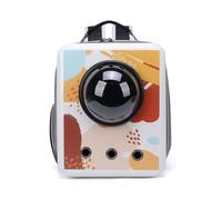 Pet Backpacks, Backpack Clear Bubble Space Capsule Cat Breathable Bag for Large Cats and Small Dog for Travel and Hiking,B