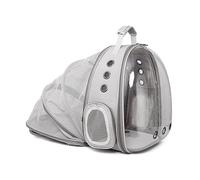 Pet Backpacks, Backpack Expandable Pets and Small Dogs Bag Designed for Travel Hiking Walking Outdoor Use(Grey)
