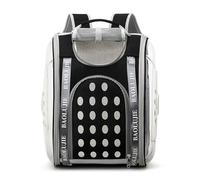 Pet Backpacks, Backpack for Cat Puppy Space Capsule Bubble Airline Approved Waterproof Backpack,Black