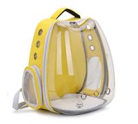 Pet Backpacks, Backpack for Small Cats Puppies Bunny Airline Approved Bubble Bag Travel Hiking and Outdoor Use,Yellow