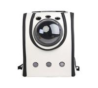 Pet Backpacks, Backpack Space Capsule Bubble Portable Travel Waterproof Handbag for Cat and Small Dog,White