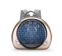 Pet Backpacks, Backpack Transparent Space Capsule Bubble Cat Dog Bag Bag Hiking Backpack for Cat and Small Dog,Gold