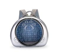 Pet Backpacks, Backpack Transparent Space Capsule Bubble Cat Dog Bag Bag Hiking Backpack for Cat and Small Dog,Silver