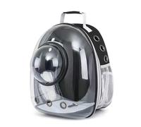 Pet Backpacks, Cat Dog Carrier for Cats Small Puppy Space Capsule Astronaut Bubble Backpack Carrier(Black)
