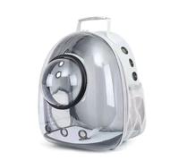 Pet Backpacks, Cat Dog Carrier for Cats Small Puppy Space Capsule Astronaut Bubble Backpack Carrier(Grey)