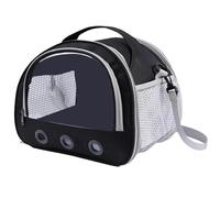 Pet bag Convenient Pet Travel Backpack-black-L (31x25x26cm)