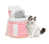 Pet Bag, Cute Double Pockets Cat Travel Agency, Comfortable Front Pack, Safe Warm, Adjustable Pet Cave, Durable Cat Bed for Indoor Cats, Travel, Outdoor